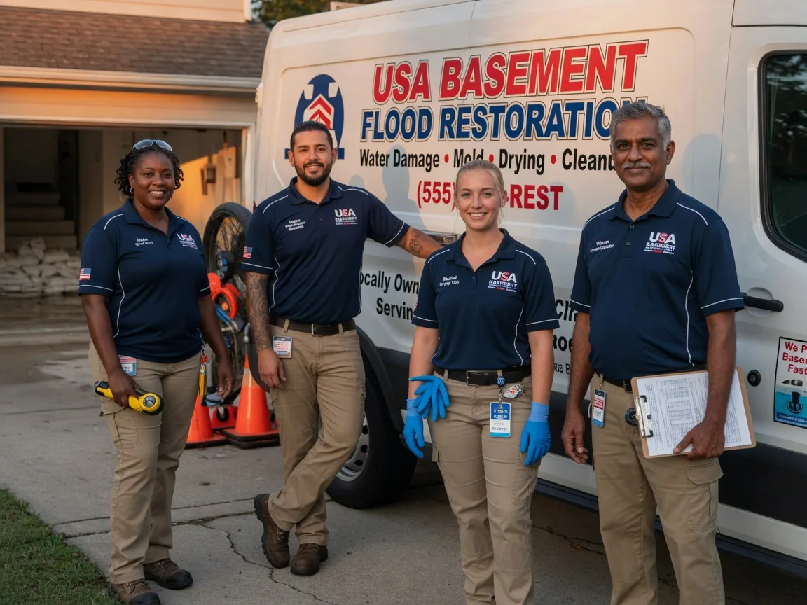 Basement Flood Cleanup company in Ecru, MS